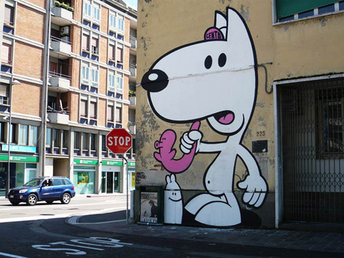 Dog Graffiti
