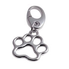 Sterling Silver Paw Print Charm