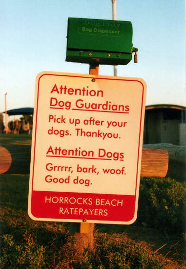 Funny Dog Signs