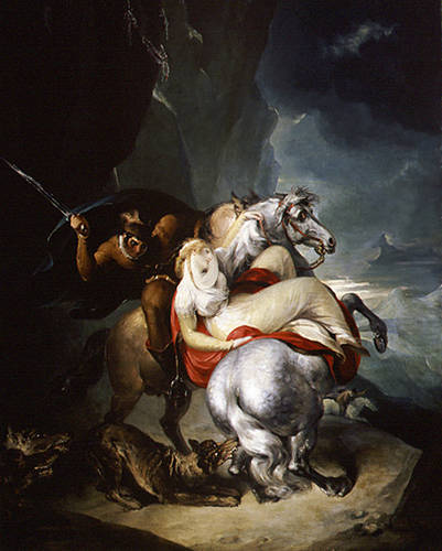 The Wolves Descending from the Alps